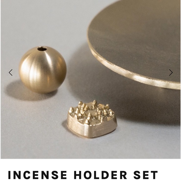 POJ Studio Gold Incense Holder Set, from Japan - Picture 4 of 10